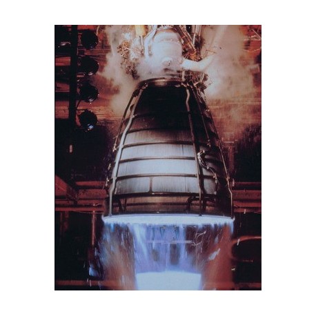 The rocket engine principle examined in terms of Newton’s 3rd Law of Motion. (Space Shuttle main engine)